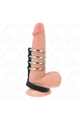 KINK - 4 ANELLI PER PENE IN METALLO DA 3