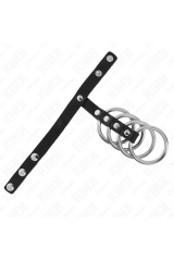 KINK - 4 ANELLI PER PENE IN METALLO DA 3
