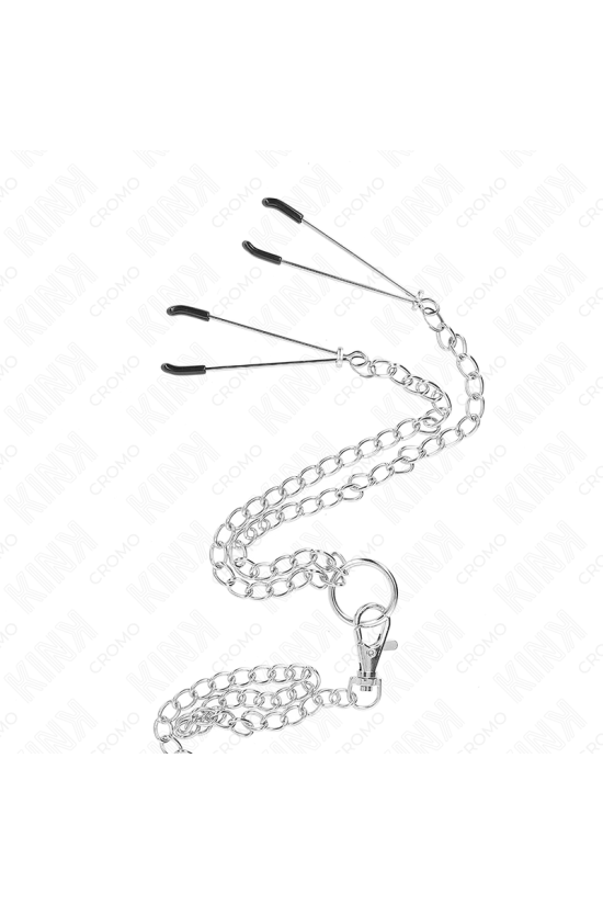 KINK - ANELLO PER PENE IN METALLO CROMATO TRIPLO DA 3