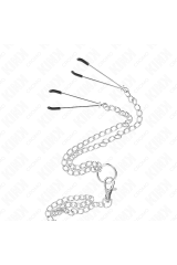 KINK - ANELLO PER PENE IN METALLO CROMATO TRIPLO DA 3