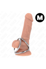 KINK - ANELLO PER PENE IN METALLO CROMATO TRIPLO DA 3
