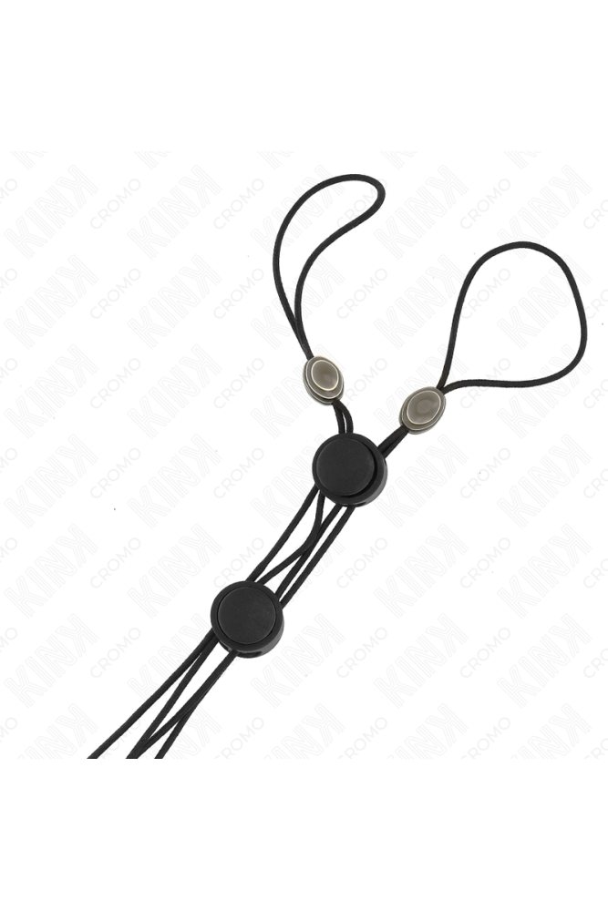 KINK - MORSETTI PER CAPEZZOLI CON ELASTICO NERO