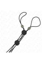 KINK - MORSETTI PER CAPEZZOLI CON ELASTICO NERO