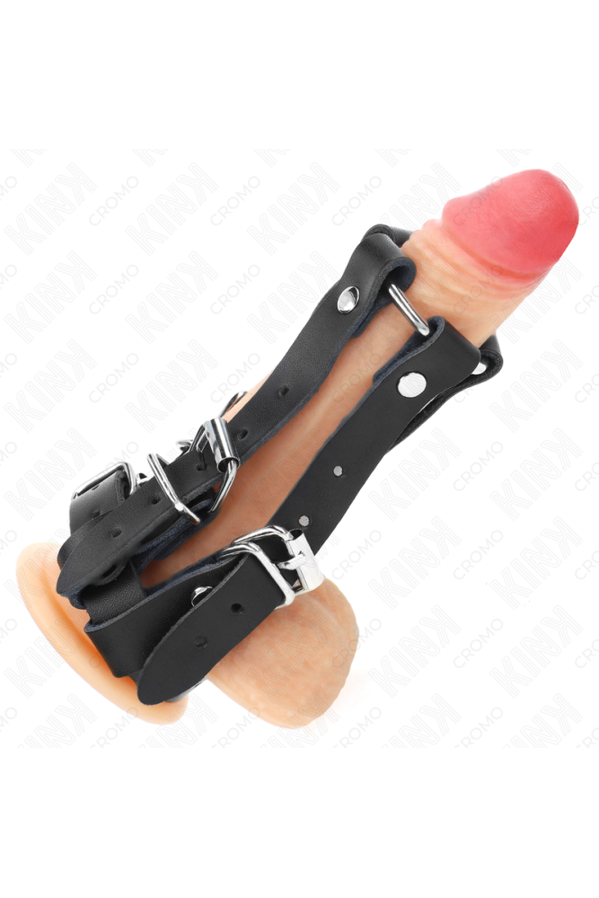 KINK - ANELLO PER PENE CON CINGHIE MULTIPLE REGOLABILI