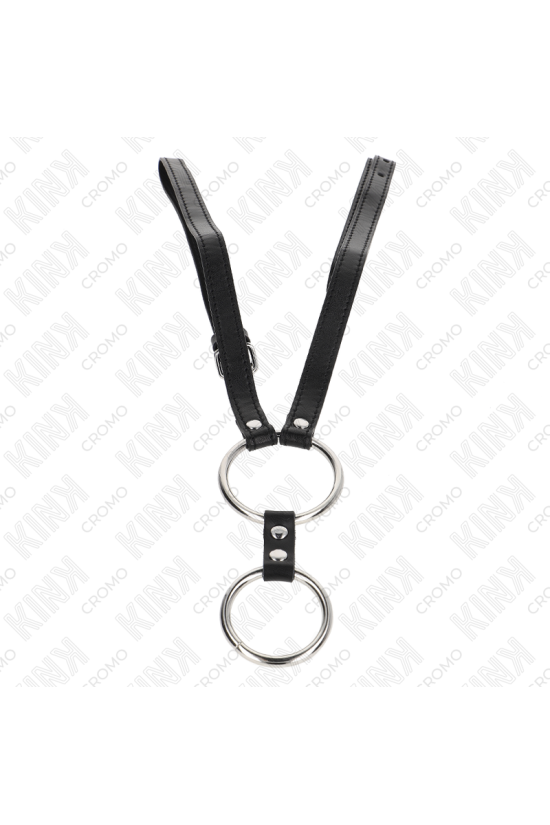 KINK - DOPPIO ANELLO PER PENE IN METALLO DA 3