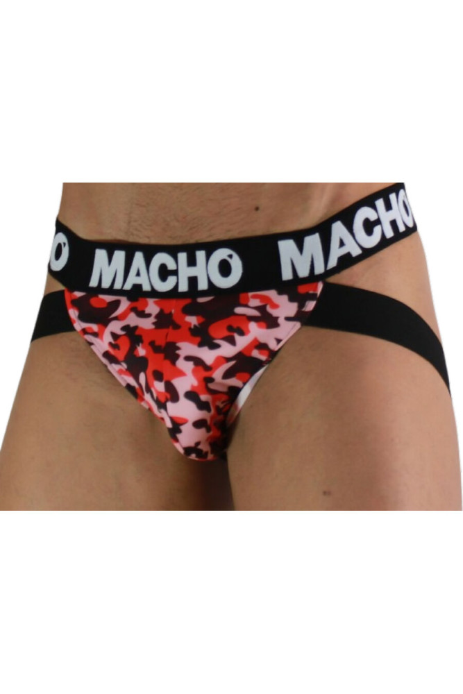 MACHO - MX28MR JOCK MILITARE ROSSO S