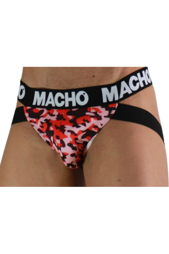 MACHO - MX28MR JOCK MILITARE ROSSO L