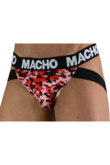 MACHO - MX28MR JOCK MILITARE ROSSO L
