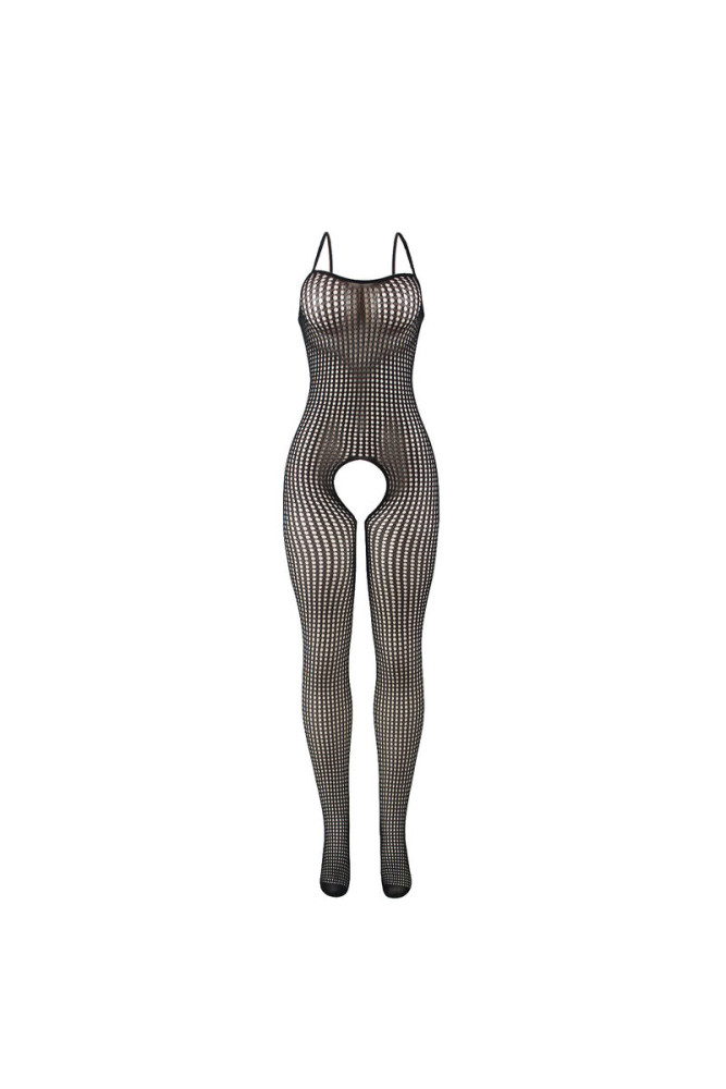 SUBBLIME - 951726 BODYSTOCKING A RETE ELASTICA NERA SENZA CAVALLO TAGLIA UNICA