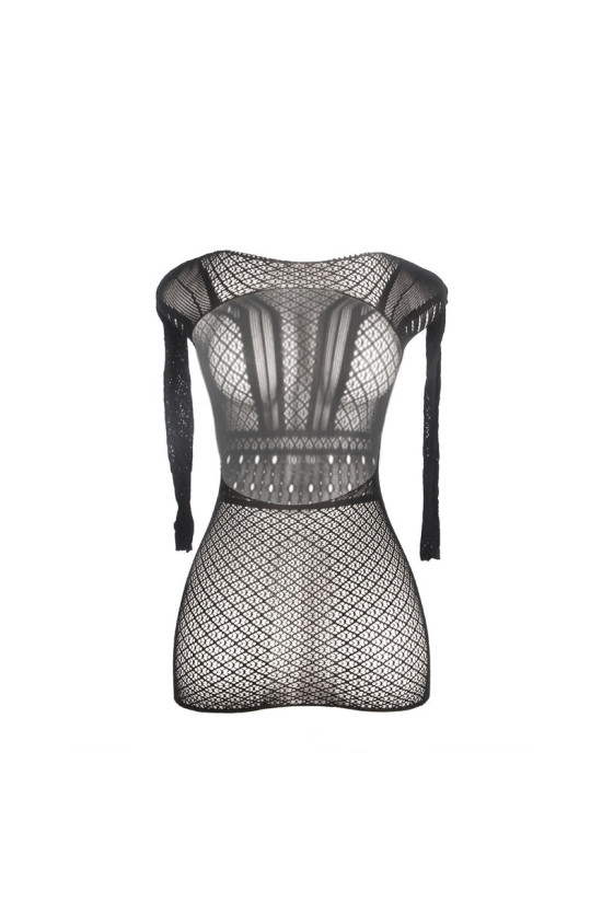 SUBBLIME - 951931 ABITO CORTO A RETE CON SCHIENA NUDA TAGLIA UNICA