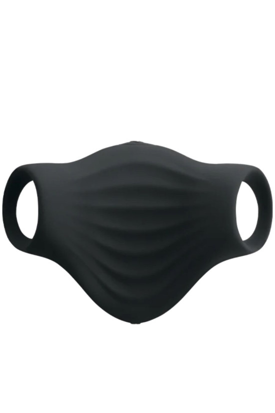 ROCKS-OFF - VIBRATORE FLESSIBILE PALM BLACK MASTURBATOR