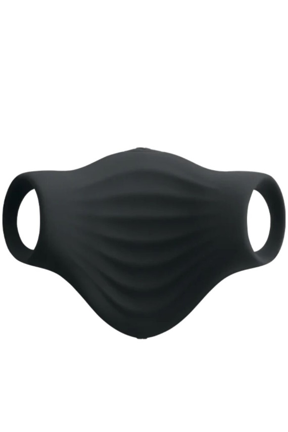 ROCKS-OFF - VIBRATORE FLESSIBILE PALM BLACK MASTURBATOR