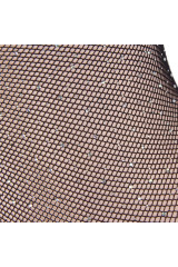 SUBBLIME - 952297 BODY A RETE LUCIDA CON SPALLE SCOPERTE MANICA LUNGA NERO TAGLIA UNICA