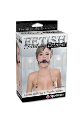 FETISH FANTASY EXTREME - DELUXE BALL GAG E MORSETTI NIPPLE