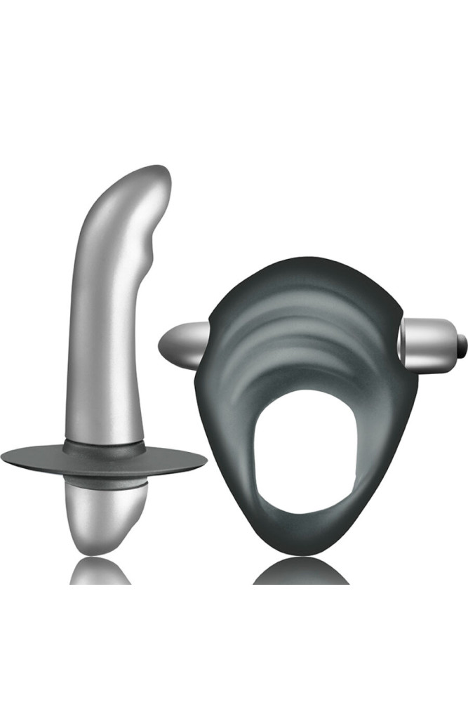 CLIMAXIMUM - ENTICE KIT ANELLO PER IL PENE + VIBRATORE PER LA PROSTATA PER PRINCIPIANTI