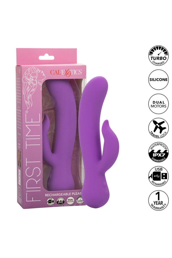 CALEXOTICS - FIRST TIME VIBRATORE PLEASER RICARICABILE VIOLA