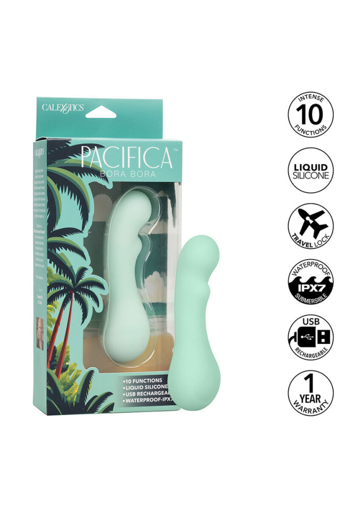 CALEXOTICS - PACIFICA BORA BORA STIMOLATORE PUNTO G 10 VIBRAZIONI AQUA
