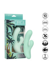 CALEXOTICS - PACIFICA FIJI VIBRATORE E STIMOLATORE PUNTO G 10 VIBRAZIONI AQUA