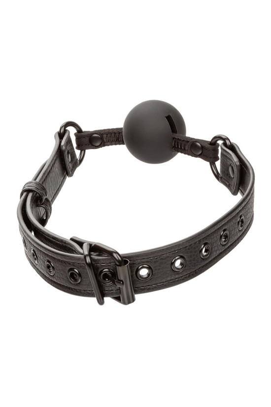 CALEXOTICS - NOCTURNAL BALL GAG SILICONE NERO