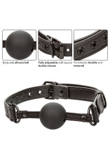 CALEXOTICS - NOCTURNAL BALL GAG SILICONE NERO