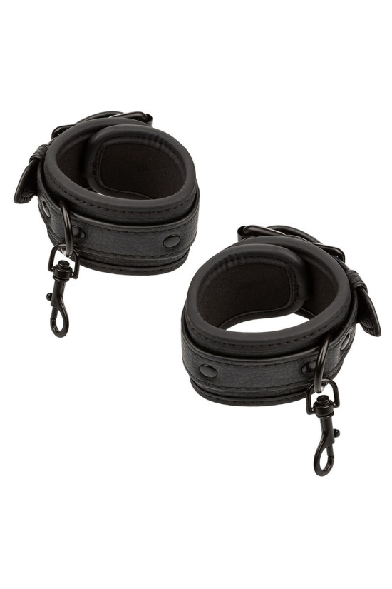 CALEXOTICS - NOCTURNAL CONNETTORE HOG TIE CUERO REGOLABILE NERO