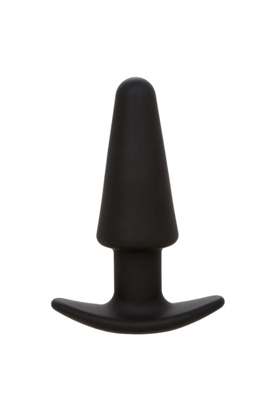 CALEXOTICS - ROCK BOTTOM TAPPO ANALE CONICO 10 VIBRAZIONI SILICONE NERO