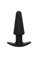 CALEXOTICS - ROCK BOTTOM TAPPO ANALE CONICO 10 VIBRAZIONI SILICONE NERO