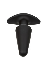 CALEXOTICS - ROCK BOTTOM TAPPO ANALE CONICO 10 VIBRAZIONI SILICONE NERO