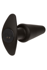 CALEXOTICS - ROCK BOTTOM TAPPO ANALE CONICO 10 VIBRAZIONI SILICONE NERO