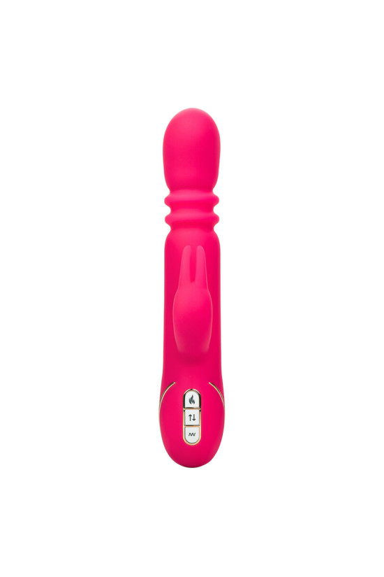 CALEXOTICS - JACK FANTASY VIBRATORE TRIPLO RISCALDATO ROSA CONIGLIO