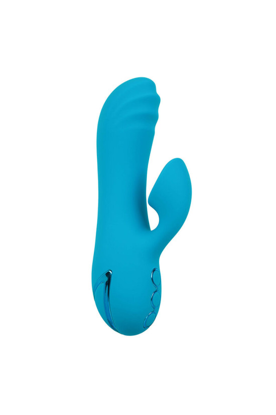 CALEXOTICS - SUNSET BEACH SEDUCER VIBRATORE E STIMOLATORE 10 FUNZIONI BLU