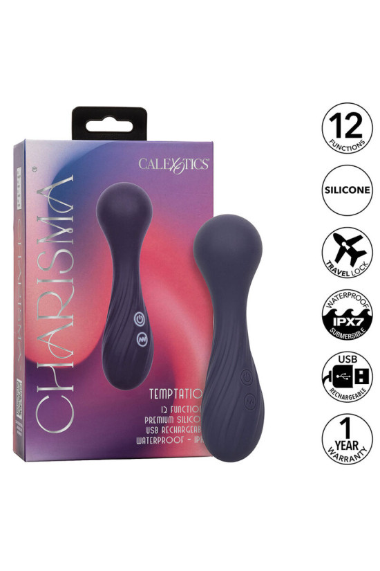 CALEXOTICS - CHARISMA TEMPTATION MASSAGGIATORE 12 FUNZIONI VIOLA