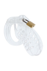 HIDDEN DESIRE - EXTREME GABBIA PER CAZZO CASTITÀ ACRILICO REGOLABILE TRASPARENTE