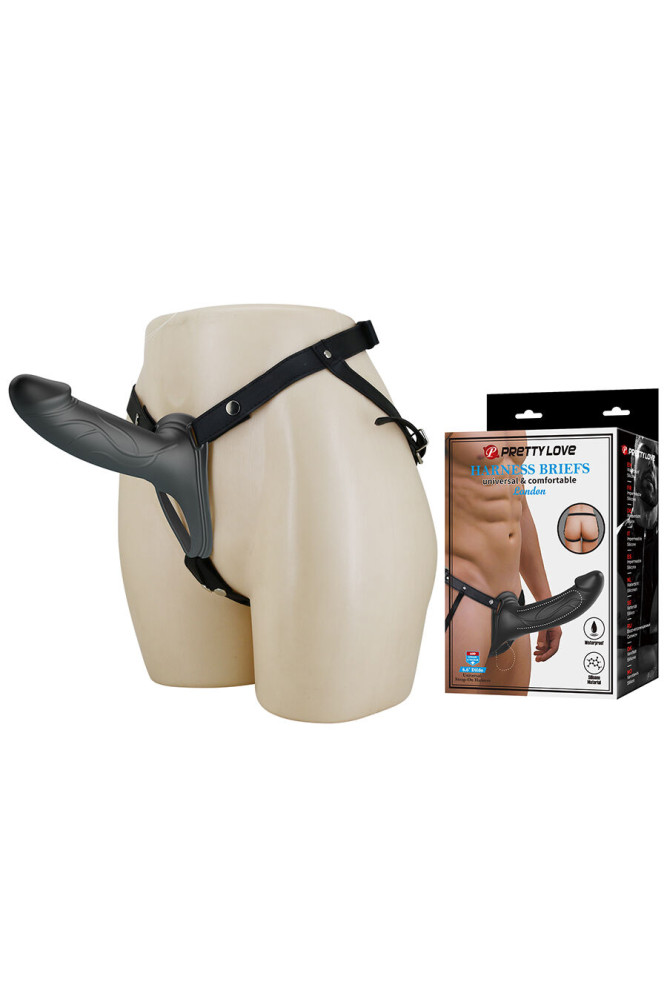 PRETTY LOVE - LANDON NERO VIBRANTE STRAP-ON