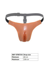 DESIDERIO NASCOSTO - ALTER EGO REGOLABILE APERTO VAGINA STRING CARNE