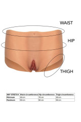 DESIDERIO NASCOSTO - ALTER EGO APERTO VAGINA E CULO SLIP VITA MEDIA CARNE