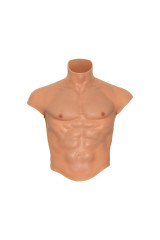 DESIDERIO NASCOSTO - MAGLIETTA ALTER EGO IN SILICONE CON TORSO MASCHILE E ADDOMINALI IN CARNE