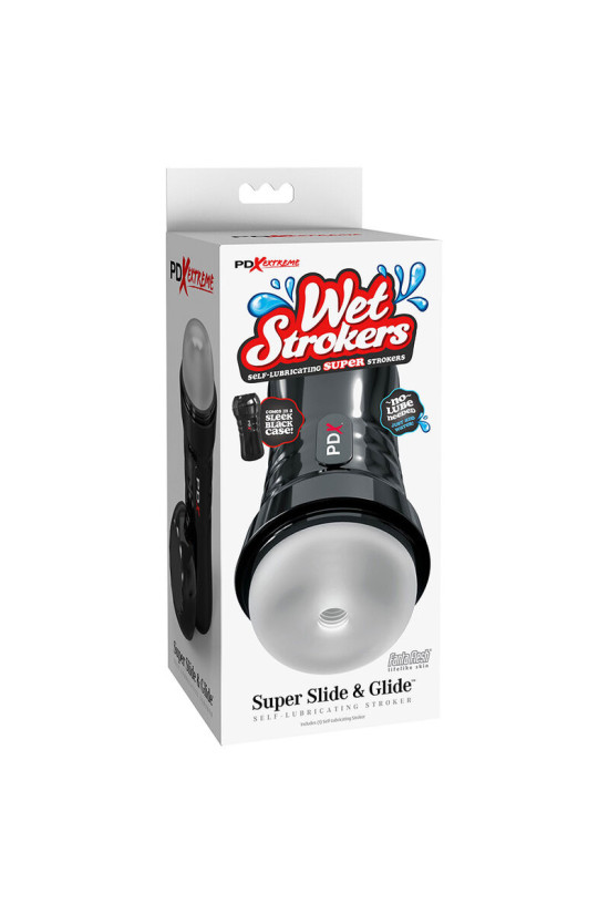 PDX EXTREME - SLIDE & GLIDE MASTURBATORE AUTOLUBRIFICANTE TRASPARENTE