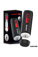 JAMYJOB - MASTURBATORE VAGINALE AUTOMATICO PHANTOM 5 MODALITÀ DI ASPIRAZIONE E SPINTA