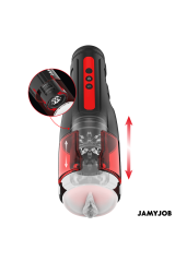 JAMYJOB - MASTURBATORE VAGINA AUTOMATICO CYCLONE 10 MODALITÀ DI ROTAZIONE E SPINTA