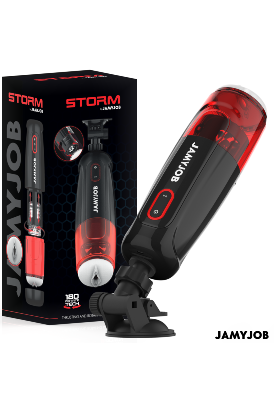 JAMYJOB - STORM MASTURBATORE VAGINA AUTOMATICO 10 MODALITÀ DI ROTAZIONE E SPINTA