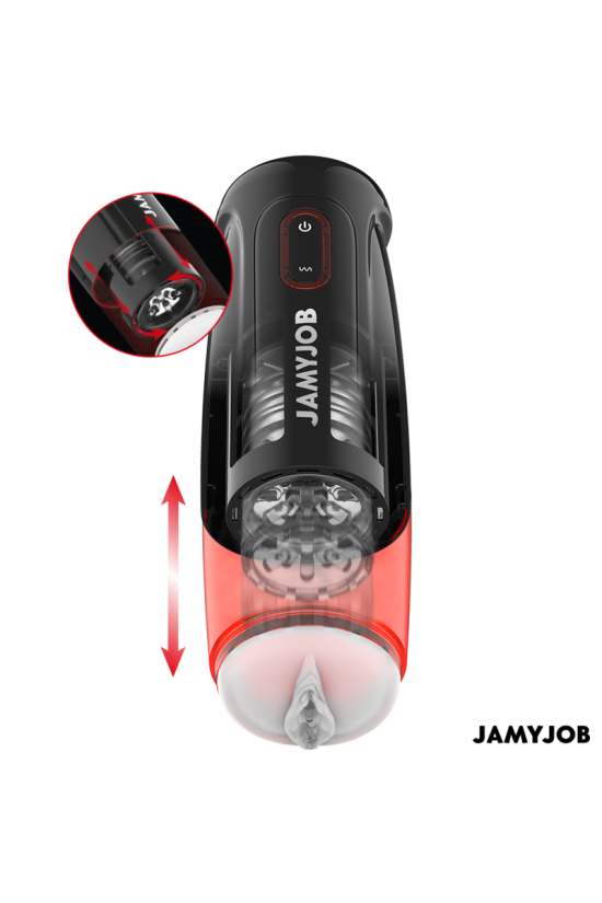 JAMYJOB - STORM MASTURBATORE VAGINA AUTOMATICO 10 MODALITÀ DI ROTAZIONE E SPINTA