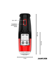JAMYJOB - STORM MASTURBATORE VAGINA AUTOMATICO 10 MODALITÀ DI ROTAZIONE E SPINTA