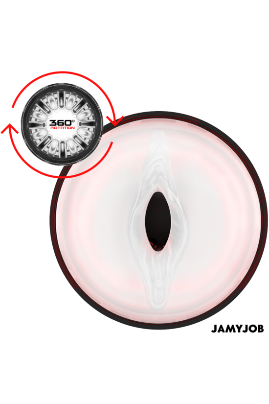 JAMYJOB - STORM MASTURBATORE VAGINA AUTOMATICO 10 MODALITÀ DI ROTAZIONE E SPINTA