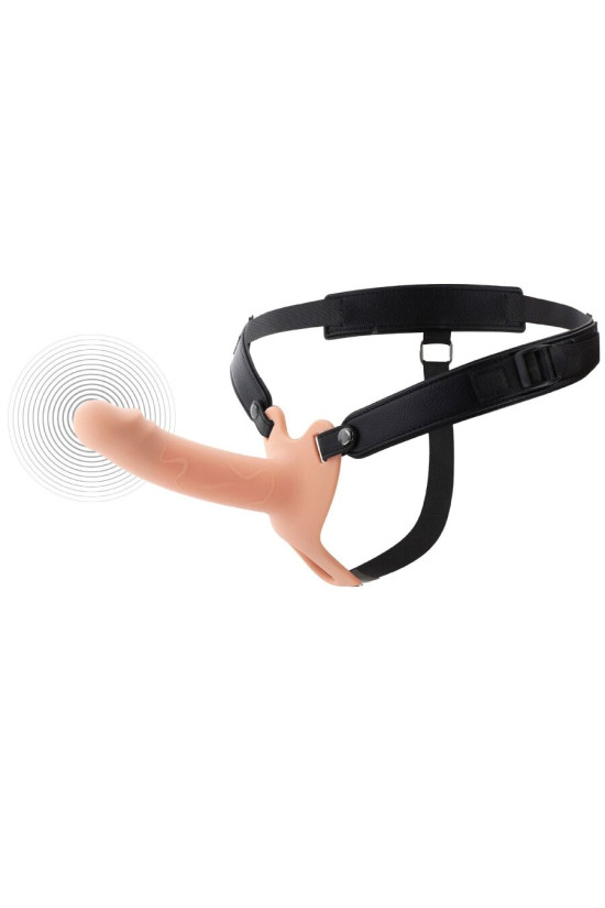 HIDDEN DESIRE - INFERNO VIBRANTE GUAINA PER PENE STRAP-ON 16 CM