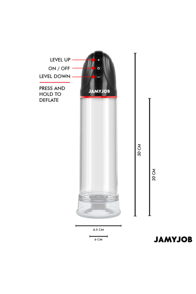 JAMYJOB - POMPA AUTOMATICA XPAND 3 LIVELLI DI ASPIRAZIONE GRIGIA