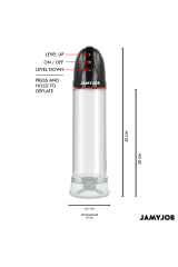 JAMYJOB - POMPA AUTOMATICA XPAND 3 LIVELLI DI ASPIRAZIONE GRIGIA