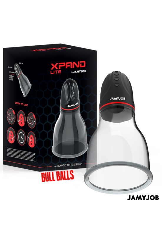 JAMYJOB - POMPA AUTOMATICA PER TESTICOLI XPAND LITE 3 LIVELLI DI ASPIRAZIONE GRIGIA