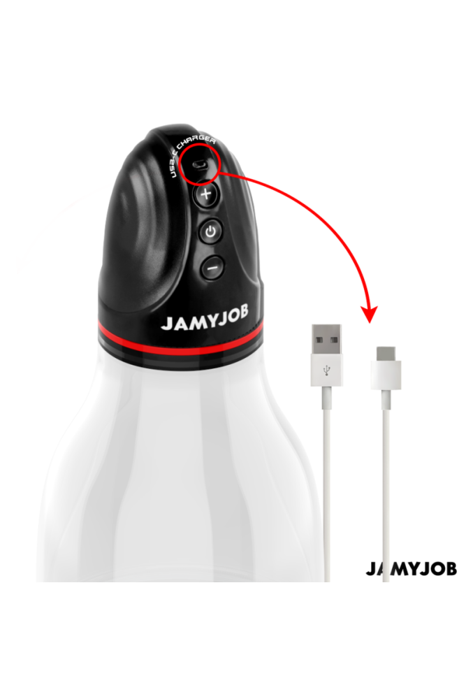 JAMYJOB - POMPA AUTOMATICA PER TESTICOLI XPAND LITE 3 LIVELLI DI ASPIRAZIONE GRIGIA