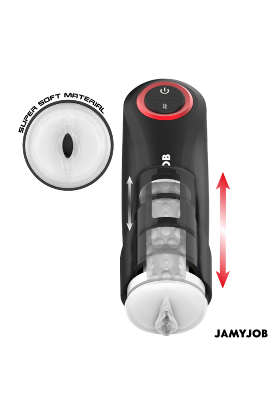 JAMYJOB - MASTURBATORE VAGINALE AUTOMATICO A GRAVITÀ 5 MODALITÀ DI ASPIRAZIONE